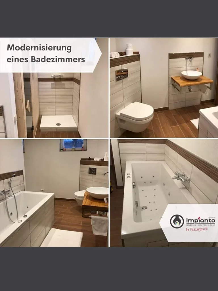 Badezimmer nach der Renovierung, Beispiel 3
